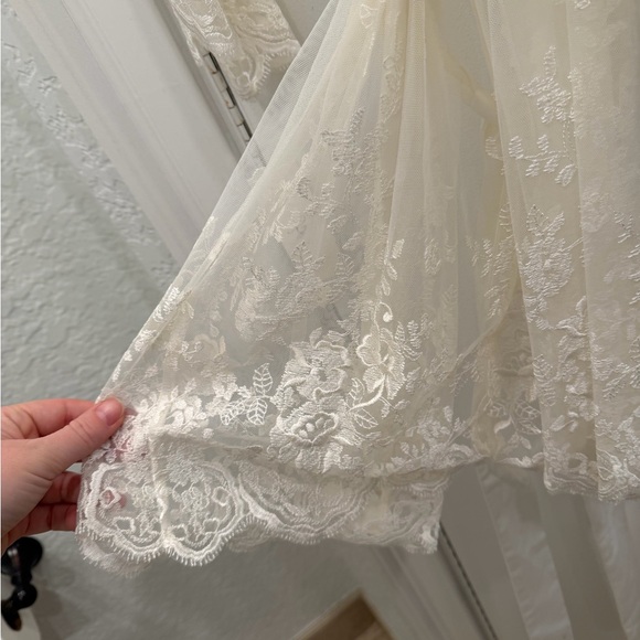 Rya Collection White Lace Robe - Picture 6 of 6